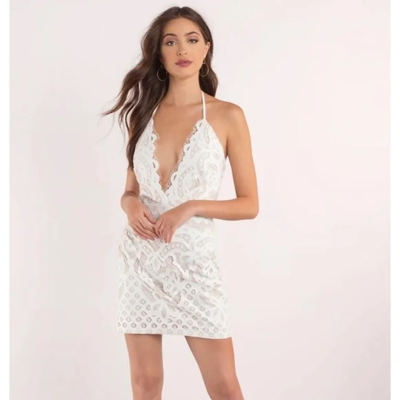 Tobi | Dresses | Tobi Dreamer White Lace Bodycon Dress | Poshmark